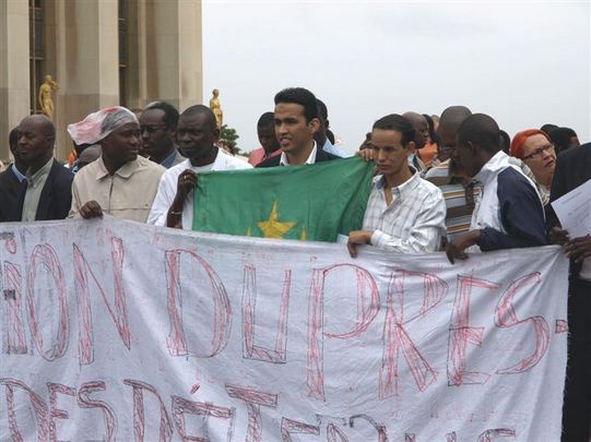 + Images de la manifestation de Paris, 10 août 2008