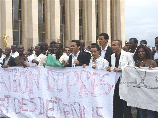 + Images de la manifestation de Paris, 10 août 2008