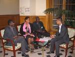Rencontre entre la délégation du FNDD et le Groupe des parlementaires du PS Rencontre entre la délégation du FNDD et le Groupe des parlementaires du PS