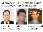 Africa no 1 - Émission sur la Mauritanie. Africa no 1 - Émission sur la Mauritanie.