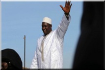 Gambie: arrivée du président Barrow à Banjul en provenance du Sénégal Gambie: arrivée du président Barrow à Banjul en provenance du Sénégal