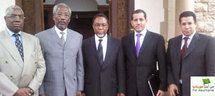 Une délégation conjointe du Front et du Gouvernement légitime reçue, hier, par le Président sud africain Une délégation conjointe du Front et du Gouvernement légitime reçue, hier, par le Président sud africain