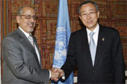 Ban Ki-moon salue la libération du président déposé de Mauritanie Ban Ki-moon salue la libération du président déposé de Mauritanie