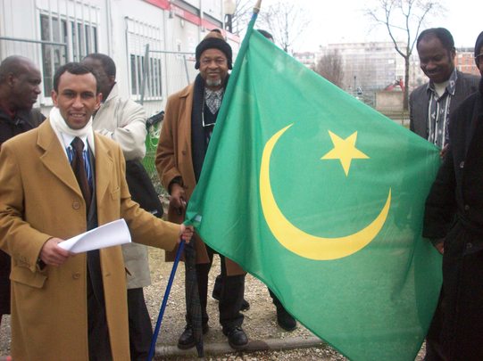 Manifestion de Paris contre la junte militaire en Mauritanie.