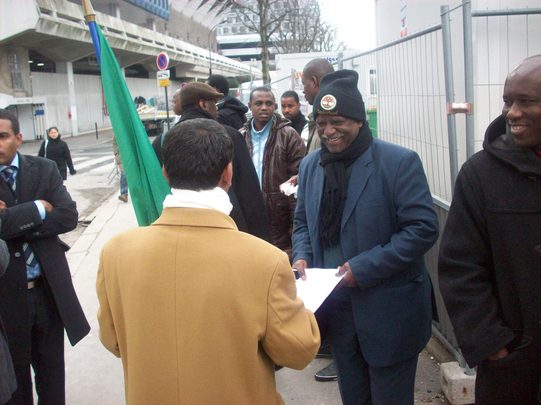 Manifestion de Paris contre la junte militaire en Mauritanie. Manifestion de Paris contre la junte militaire en Mauritanie.