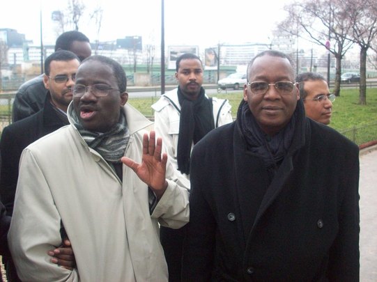 Manifestion de Paris contre la junte militaire en Mauritanie.