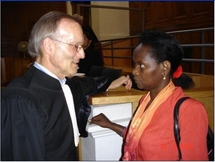 Me Fatimata MBaye ici à Nîme lors du procés Ely ould Dah Me Fatimata MBaye ici à Nîme lors du procés Ely ould Dah