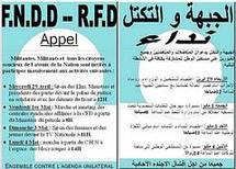 FNDD - RFD: Appel FNDD - RFD: Appel