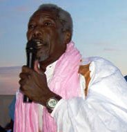 Messaoud Ould Boulkheir, candidat du FNDD Messaoud Ould Boulkheir, candidat du FNDD