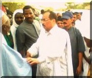 Entrée remarquable de Ould Abdel Aziz à Boghé Entrée remarquable de Ould Abdel Aziz à Boghé