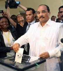 Le Général Ould Abdel Aziz en route vers la victoire à la présidentielle.