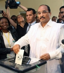 Le Général Ould Abdel Aziz en route vers la victoire à la présidentielle. Le Général Ould Abdel Aziz en route vers la victoire à la présidentielle.