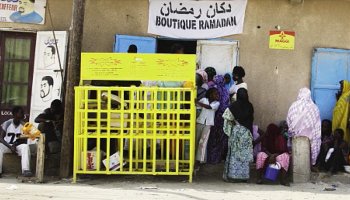 Une épicierie dans le quartier d'El-Mina, à Nouakchott Une épicierie dans le quartier d'El-Mina, à Nouakchott