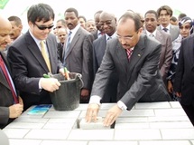 Le président Mohamed Ould Abdel Aziz préside la cérémonie de lancement des travaux d’extension du PANPA Le président Mohamed Ould Abdel Aziz préside la cérémonie de lancement des travaux d’extension du PANPA