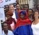 Mme Sall Houléye (en rouge) Mme Sall Houléye (en rouge)