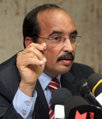 Le président mauritanien Mohamed ould Abdel Aziz, le 19 juillet 2009. Le président mauritanien Mohamed ould Abdel Aziz, le 19 juillet 2009.