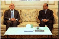 Le président de la république reçoit le président du groupe parlementaire d'amitié France-Mauritanie à l'assemblée nationale française.