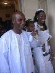 Mlle Aissé Traoré et notre ami Ngolo Diarra, secrétaire général adjoint