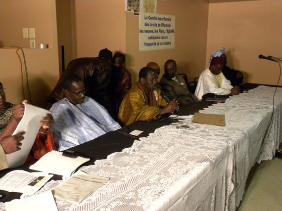 Le camarade Sow Ibrahima Mifo ouvrant la céromonie