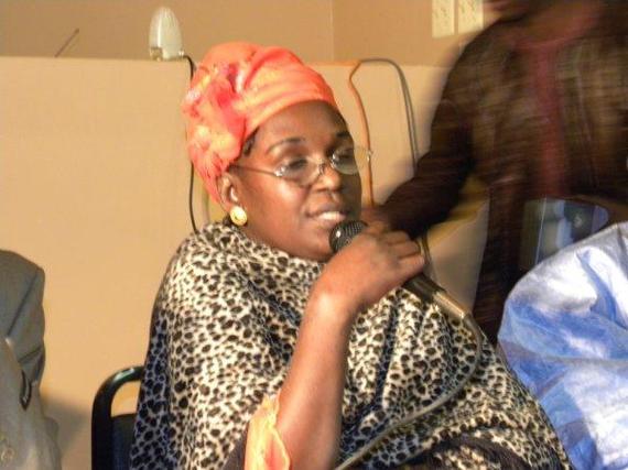 Thilo Niang dit Aissata Niang lors de son exposé