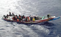 Arrestation de 18 immigrés clandestins au large de Nouadhibou Arrestation de 18 immigrés clandestins au large de Nouadhibou