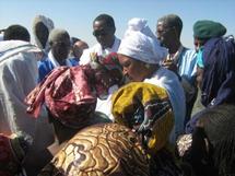 Une délégation de la commission africaine des Droits de l’Homme visite des sites de rapatriés Une délégation de la commission africaine des Droits de l’Homme visite des sites de rapatriés