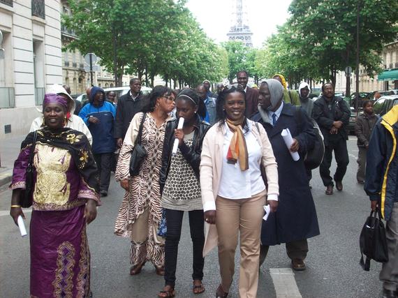  AVOMM à la commémoration des déportations le 25 avril 2009 à Paris (PHOTOS).