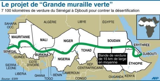 Les Africains jettent les premières fondations de la Grande muraille verte