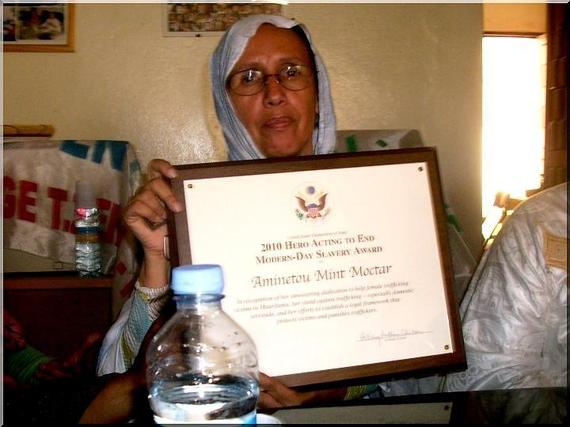Aminetou Mint Moctar : Après la France, Award du département d’Etat américain
