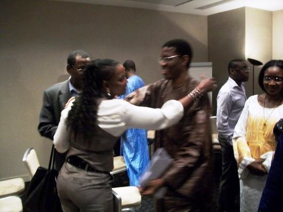 Reportage photos de la Conférence de Monsieur Kane Hamidou Baba, président du MPR, à Paris
