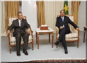 Rencontre Mohamed Ould Abdel Aziz / AhmedOuld Daddah : La République au dessus des querelles partisanes. Rencontre Mohamed Ould Abdel Aziz / AhmedOuld Daddah : La République au dessus des querelles partisanes.