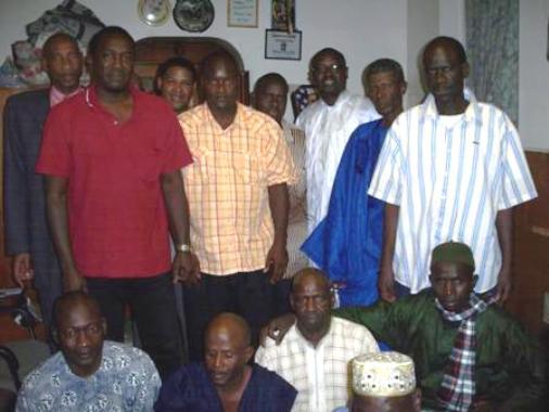 Arrivée à Philadelphie d'Ousmane Abdoul Sarr, président de l'AVOMM. Arrivée à Philadelphie d'Ousmane Abdoul Sarr, président de l'AVOMM.