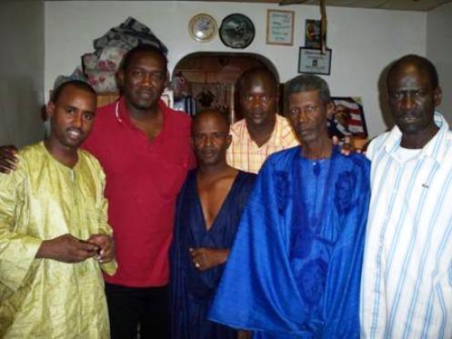 Arrivée à Philadelphie d'Ousmane Abdoul Sarr, président de l'AVOMM. Arrivée à Philadelphie d'Ousmane Abdoul Sarr, président de l'AVOMM.
