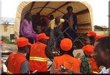 Arrivée à Rosso d'un contingent de 119 rapatriés mauritaniens Arrivée à Rosso d'un contingent de 119 rapatriés mauritaniens