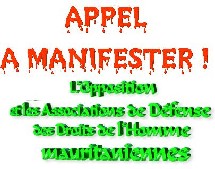 APPEL A MANIFESTER !