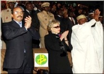 Le président Mohamed Ould Abdel Aziz prononce un discours au FESMAN. Le président Mohamed Ould Abdel Aziz prononce un discours au FESMAN.