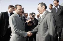 Colonel Ely Ould Mohamed Vall et S.M. Mohammed VI