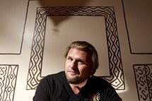Stéphane Lapierre au restaurant mauritanien Khaïma, rue Fairmount. Stéphane Lapierre au restaurant mauritanien Khaïma, rue Fairmount.