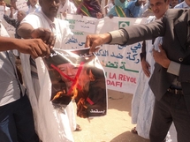 Tawassoul organise un sit-in devant l’ambassade Libyen Tawassoul organise un sit-in devant l’ambassade Libyen