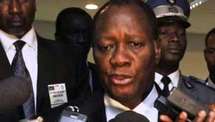 Alassane Ouattara, le 10 mars 2011 à Addis-Abeba. Alassane Ouattara, le 10 mars 2011 à Addis-Abeba.