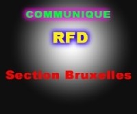 COMMUNIQUE RFD BRUXELLES COMMUNIQUE RFD BRUXELLES