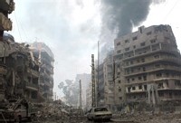 Les raids israéliens ont transformé certains quartiers de Beyrouth en champs de ruines. (Photo : AFP)
