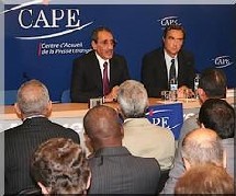 PARIS : CONFERENCE DU COLONEL ELY OULD MOHAMED VALL AU CAPE PARIS : CONFERENCE DU COLONEL ELY OULD MOHAMED VALL AU CAPE