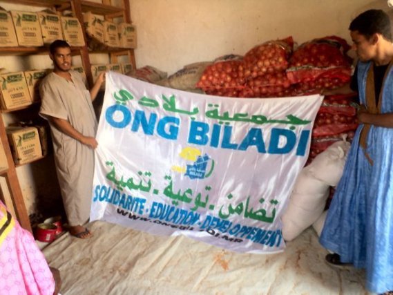 L'ONG mauritanienne Biladi distribue 4.8 tonnes de denrées alimentaires à Chinguetti L'ONG mauritanienne Biladi distribue 4.8 tonnes de denrées alimentaires à Chinguetti