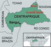 Les rebelles centrafricains qui occupent depuis dix jours la ville Birao, dans l'extrême nord-est du pays, se sont emparés vendredi matin de celle d'Ouadda Djallé, à 130 km plus au sud. Les rebelles centrafricains qui occupent depuis dix jours la ville Birao, dans l'extrême nord-est du pays, se sont emparés vendredi matin de celle d'Ouadda Djallé, à 130 km plus au sud.