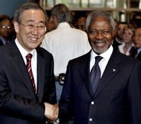 Nations Unies : Ban Ki-moon s'installe aux commandes Nations Unies : Ban Ki-moon s'installe aux commandes