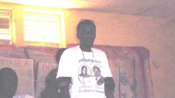 Harouna Wélé président de séance lors de la deuxième journée Harouna Wélé président de séance lors de la deuxième journée