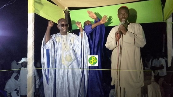Le candidat Ibrahima Moctar Sarr préside un meeting à Boghé (AMI) Le candidat Ibrahima Moctar Sarr préside un meeting à Boghé (AMI)
