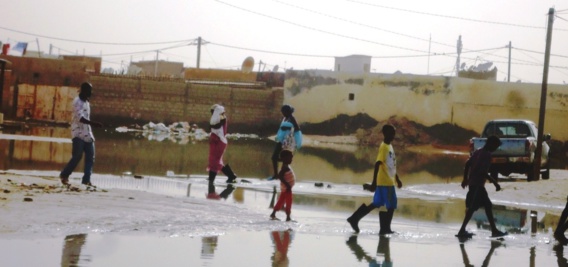 Nouakchott : sale temps après la pluie