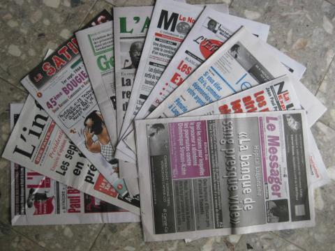 Les journaux papier menacés de disparition en Mauritanie Les journaux papier menacés de disparition en Mauritanie